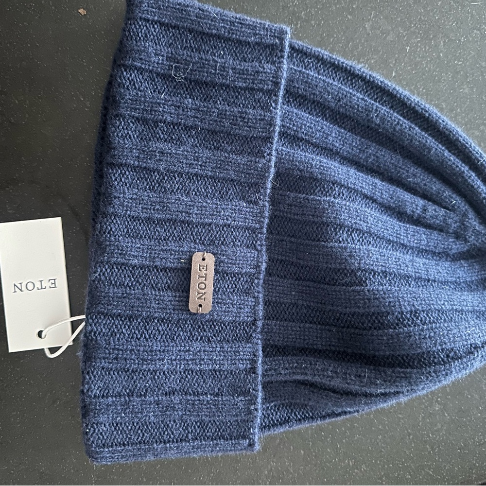 Eton Navy Knit Beanie